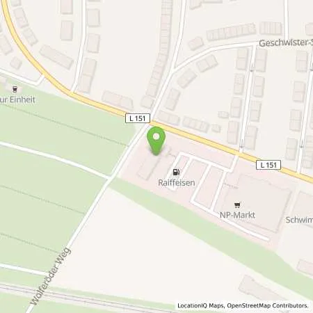 Standortübersicht der Tankstelle Helftaer Mineralölhandel GmbH in 06295 Eisleben