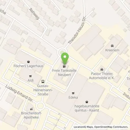 Standortübersicht der Tankstelle Freie Tankstelle in 41564 Kaarst