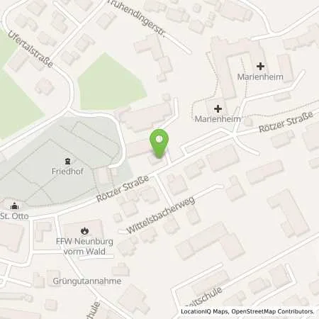 Standortübersicht der Tankstelle AVIA Tankstelle in 92431 Neunburg vorm Wald