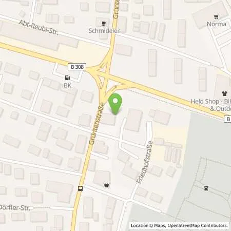 Standortübersicht der Tankstelle Esso Tankstelle in 87527 SONTHOFEN