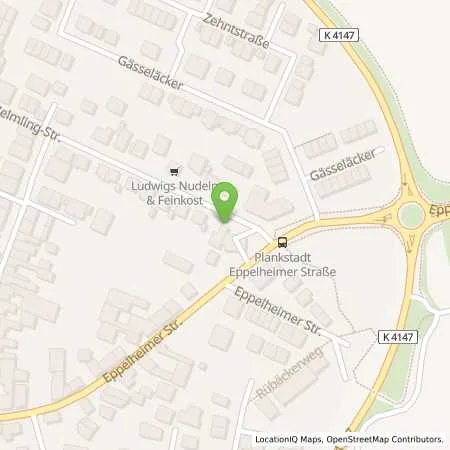 Standortübersicht der Tankstelle Esso Tankstelle in 68723 PLANKSTADT