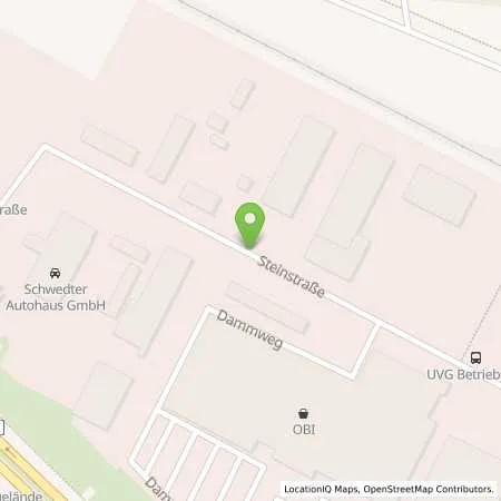 Standortübersicht der Tankstelle Shell Schwedt Steinstr. 12 in 16303 Schwedt