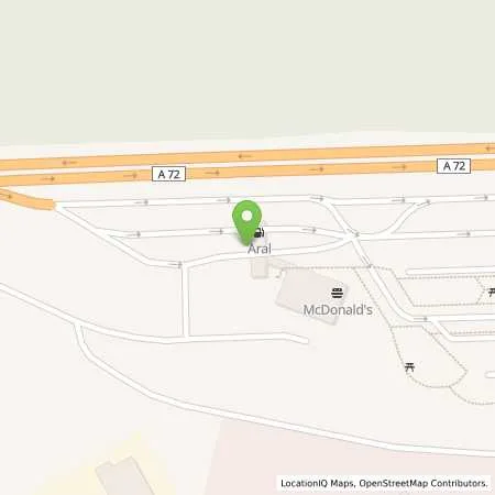 Standortübersicht der Tankstelle TALTITZ VOGTLAND SUED A72 in 08606 TALTITZ