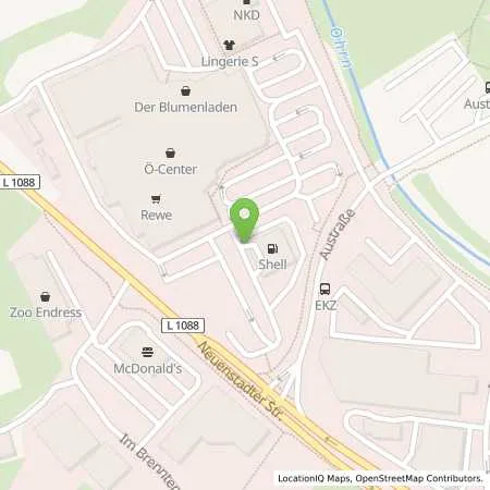 Standortübersicht der Tankstelle Shell Oehringen Austr. 5 in 74613 Oehringen