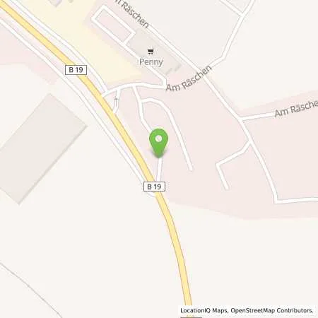 Standortübersicht der Tankstelle Shell Wasungen Am Raeschen in 98634 Wasungen