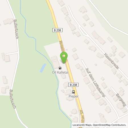 Standortübersicht der Benzin-Super-Diesel Tankstelle: OIL! Tankstelle Kalletal in 32689, Kalletal