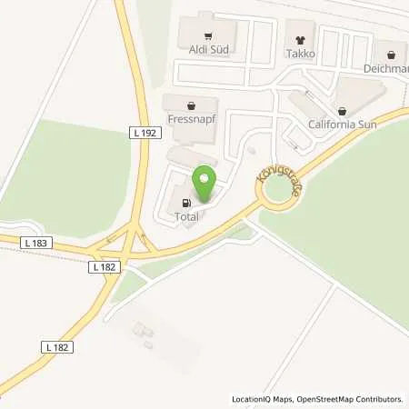 Standortübersicht der Tankstelle TotalEnergies Bornheim in 53332 Bornheim