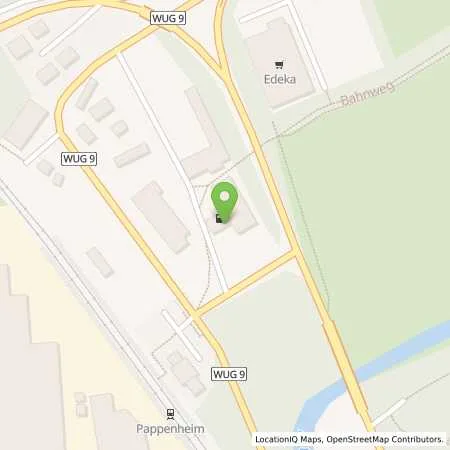 Standortübersicht der Tankstelle AVIA Tankstelle in 91788 Pappenheim