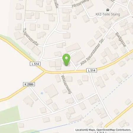 Standortübersicht der Tankstelle Assamstadt in 97959 Assamstadt