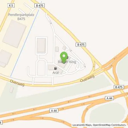 Standortübersicht der Tankstelle Aral Tankstelle in 59494 Soest