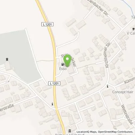 Standortübersicht der Tankstelle Esso Tankstelle in 73269 HOCHDORF