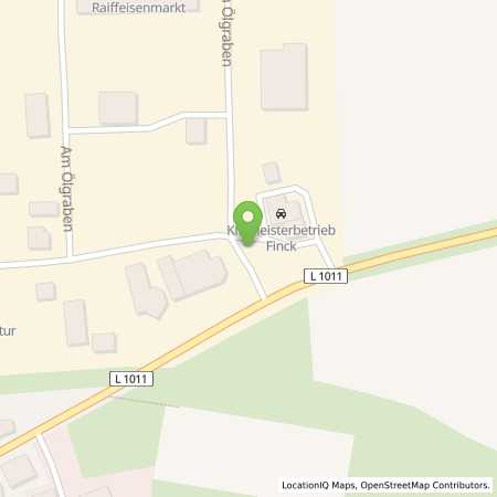 Standortübersicht der Benzin-Super-Diesel Tankstelle: Autohaus Finck GmbH in 37345, Großbodungen