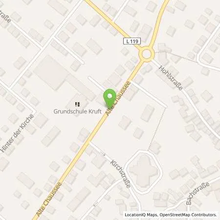 Standortübersicht der Tankstelle Esso Tankstelle in 56642 KRUFT