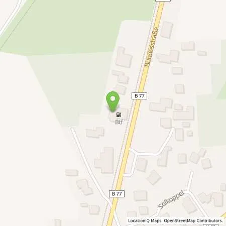 Standortübersicht der Tankstelle Aral Tankstelle in 24878 Jagel