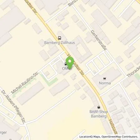 Standortübersicht der Tankstelle Bamberg Hallstadter Str. 103 in 96052 Bamberg