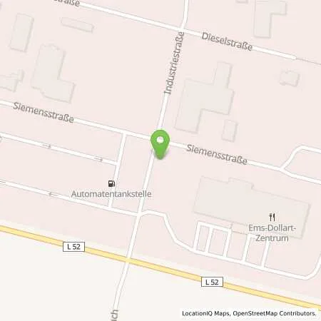 Standortübersicht der Tankstelle WT-Rhede A31 in 26899 Rhede