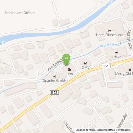 Standortübersicht der Benzin-Super-Diesel Tankstelle: Esso Tankstelle in 82467, GARMISCH-PARTENKIRCHEN