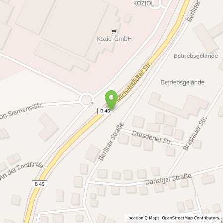 Standortübersicht der Benzin-Super-Diesel Tankstelle: Shell Erbach Michelstaedterstr 32 in 64711, Erbach
