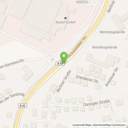 Standortübersicht der Tankstelle Shell Erbach Michelstaedterstr 32 in 64711 Erbach