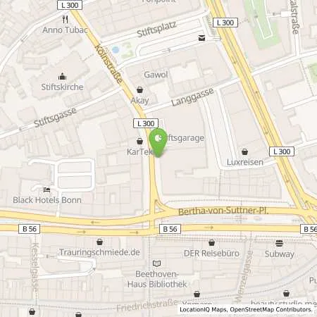 Standortübersicht der Tankstelle TOTAL BONN in 53111 BONN