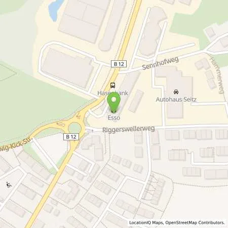 Standortübersicht der Tankstelle Esso Tankstelle in 88131 LINDAU