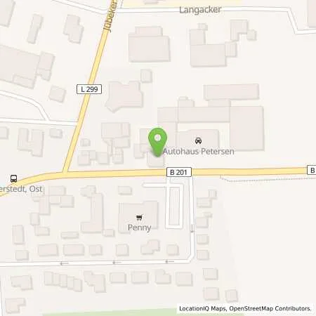 Standortübersicht der Tankstelle Esso Tankstelle in 24887 SILBERSTEDT