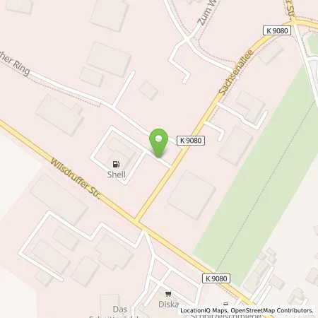 Standortübersicht der Tankstelle Shell Kesselsdorf Sachsenallee 1 in 01723 Kesselsdorf