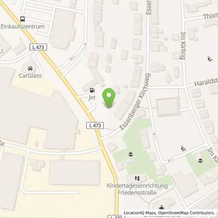 Standortübersicht der Tankstelle JET DUISBURG ASTERLAGERSTR. 22 in 47228 DUISBURG