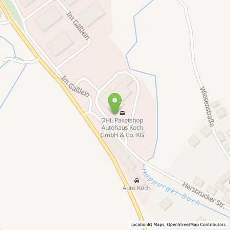 Standortübersicht der Tankstelle Tankstation KOCH Happurg in 91230 Happurg
