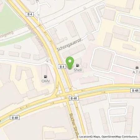 Standortübersicht der Tankstelle Shell Nuernberg Erlanger Str. 4 in 90408 Nuernberg