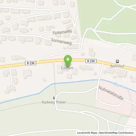 Standortübersicht der Tankstelle Calpam Tankstelle in 59955 Winterberg