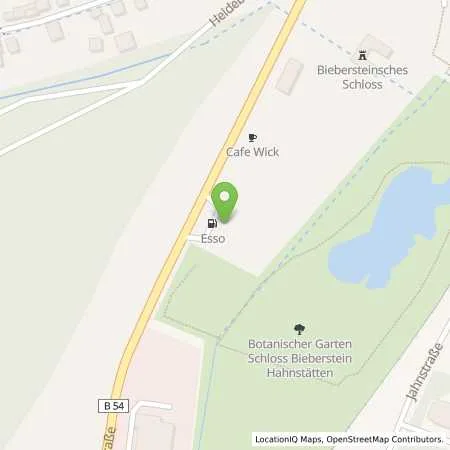 Standortübersicht der Tankstelle Esso Tankstelle in 65623 HAHNSTAETTEN