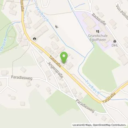 Standortübersicht der Tankstelle AVIA Tankstelle in 91349 Egloffstein