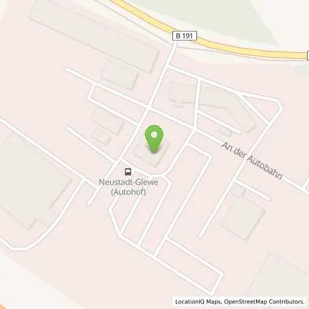 Standortübersicht der Tankstelle Neustadt-Glewe in 19306 Neustadt-Glewe