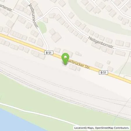 Standortübersicht der Tankstelle TotalEnergies Bous in 66359 Bous