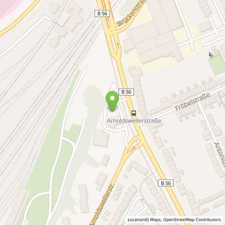 Standortübersicht der Benzin-Super-Diesel Tankstelle: TotalEnergies Dueren in 52351, Dueren