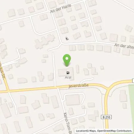 Standortübersicht der Tankstelle Aral Tankstelle in 26409 Wittmund