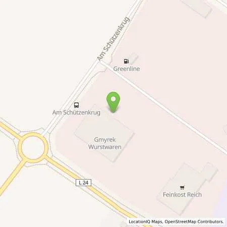 Standortübersicht der Tankstelle Greenline Harsleben in 38829 Harsleben