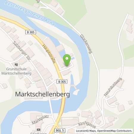 Standortübersicht der Benzin-Super-Diesel Tankstelle: BFT- Tankstelle Marktschellenberg in 83487, Marktschellenberg