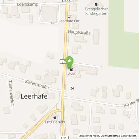 Standortübersicht der Tankstelle AVIA Tankstelle in 26409 Wittmund