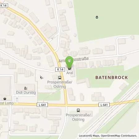 Standortübersicht der Tankstelle Aral Tankstelle in 46238 Bottrop