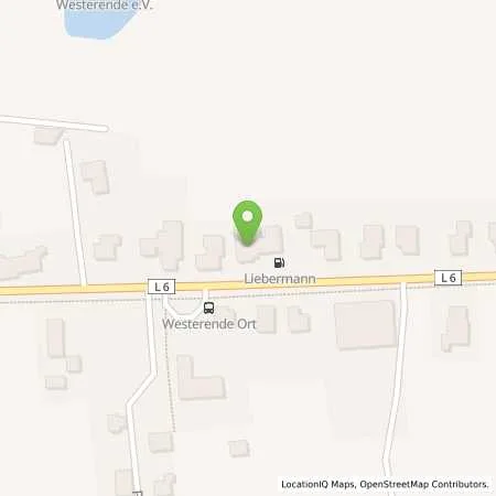 Standortübersicht der Tankstelle Johann Liebermann in 26532 Großheide