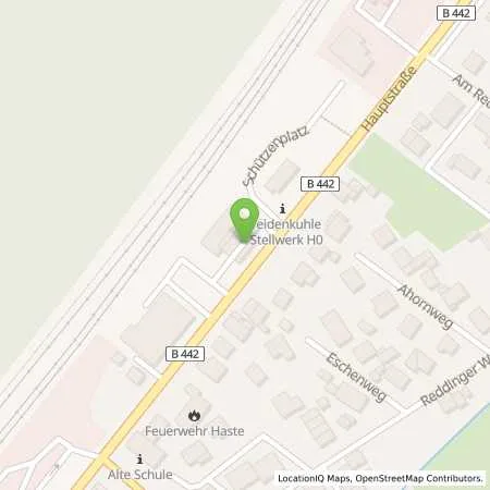 Standortübersicht der Tankstelle Nanette Ertmer in 31559 Haste