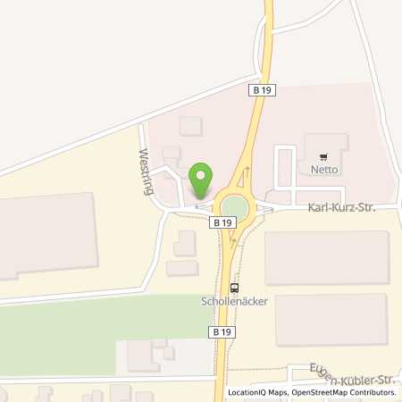 Standortübersicht der Benzin-Super-Diesel Tankstelle: JET ROSENGARTEN WESTRING 2 in 74538, ROSENGARTEN