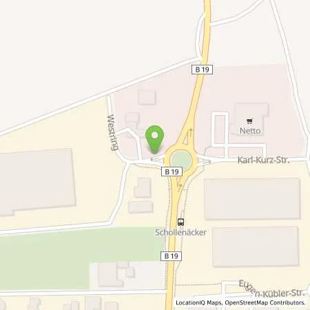 Standortübersicht der Tankstelle JET ROSENGARTEN WESTRING 2 in 74538 ROSENGARTEN