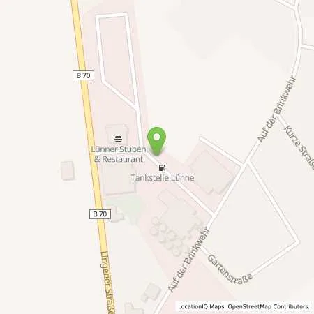 Standortübersicht der Tankstelle Raiffeisen Emsland Süd eG in 48480 Lünne