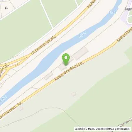 Standortübersicht der Tankstelle Esso Tankstelle in 75173 PFORZHEIM