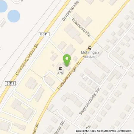 Standortübersicht der Tankstelle Aral Tankstelle in 78532 Tuttlingen