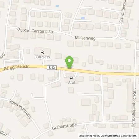 Standortübersicht der Tankstelle Aral Tankstelle in 56564 Neuwied