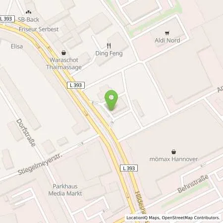 Standortübersicht der Tankstelle Seher Sevindik in 30519 Hannover